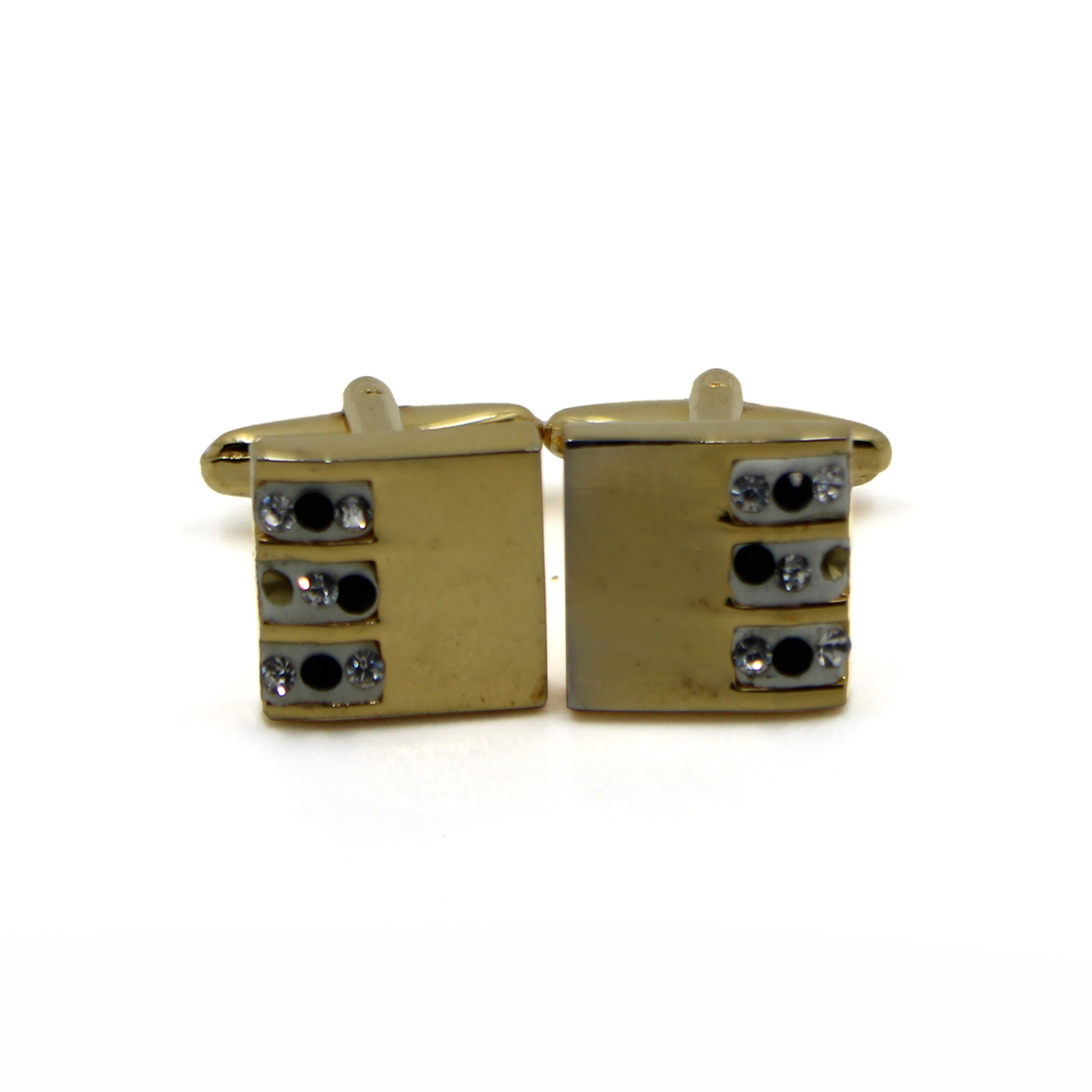 Cufflers Vintage Square Cufflinks with Free Gift Box – CU-1011 – Gold