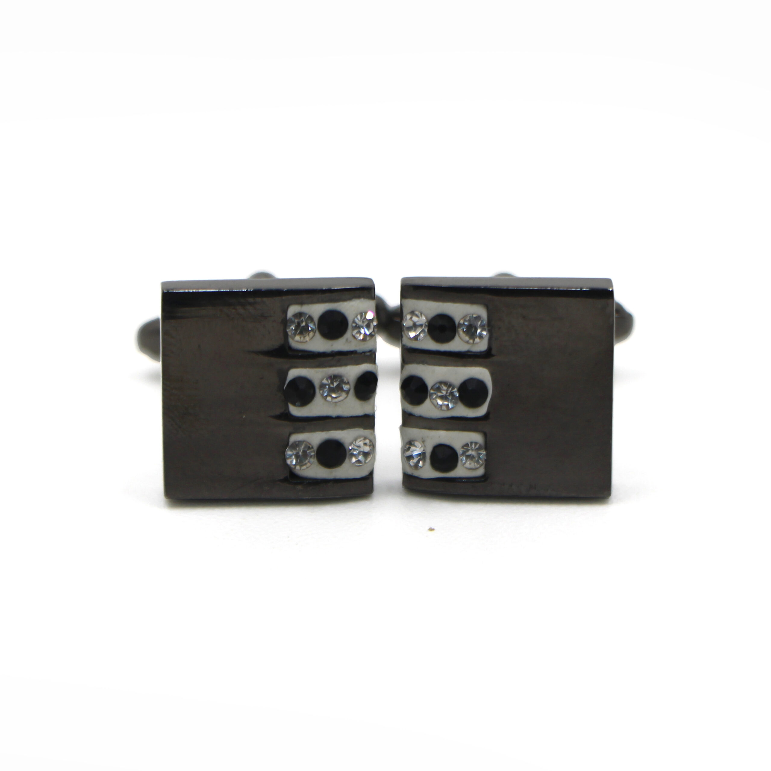 Cufflers Vintage Square Cufflinks with Free Gift Box – CU-1011 – Black