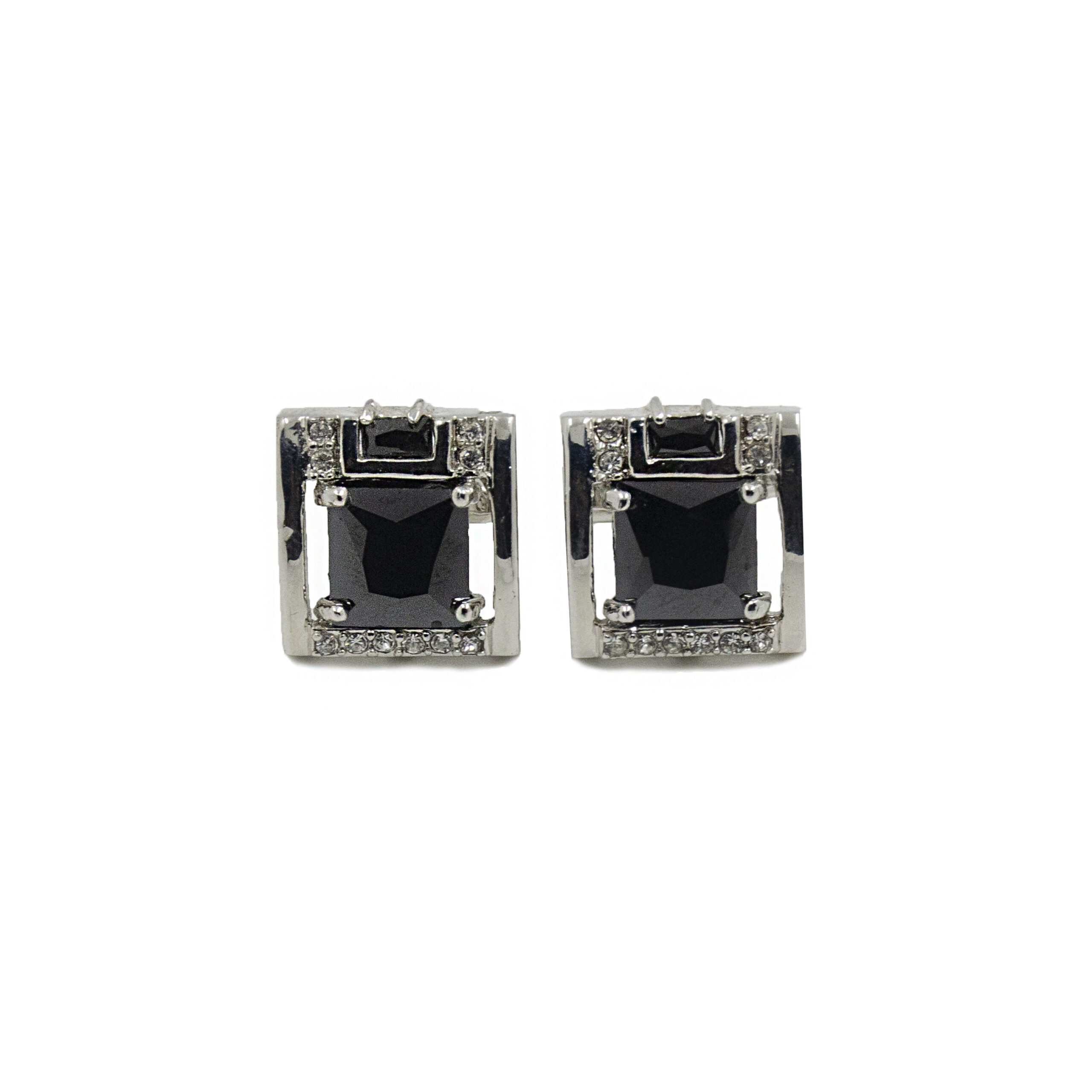 Cufflers Designer Men’s Black stone Exclusive Cufflinks with Gift Box – CU-4011